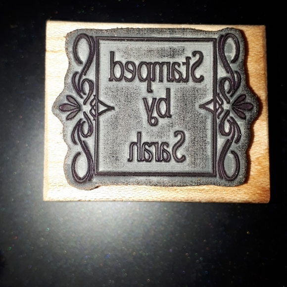 Custom Made, Rubber Stamp- Used But Perfectly Fine - Picture 2 of 4